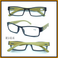 Neue Lesebrille mit Banboo Arme, Ce & FDA (R1414)